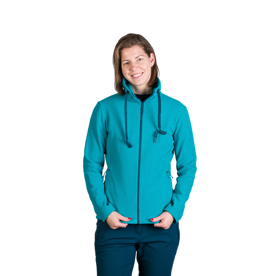 MI-4855OR women's outdoor fleece sweater melange style TAMMY