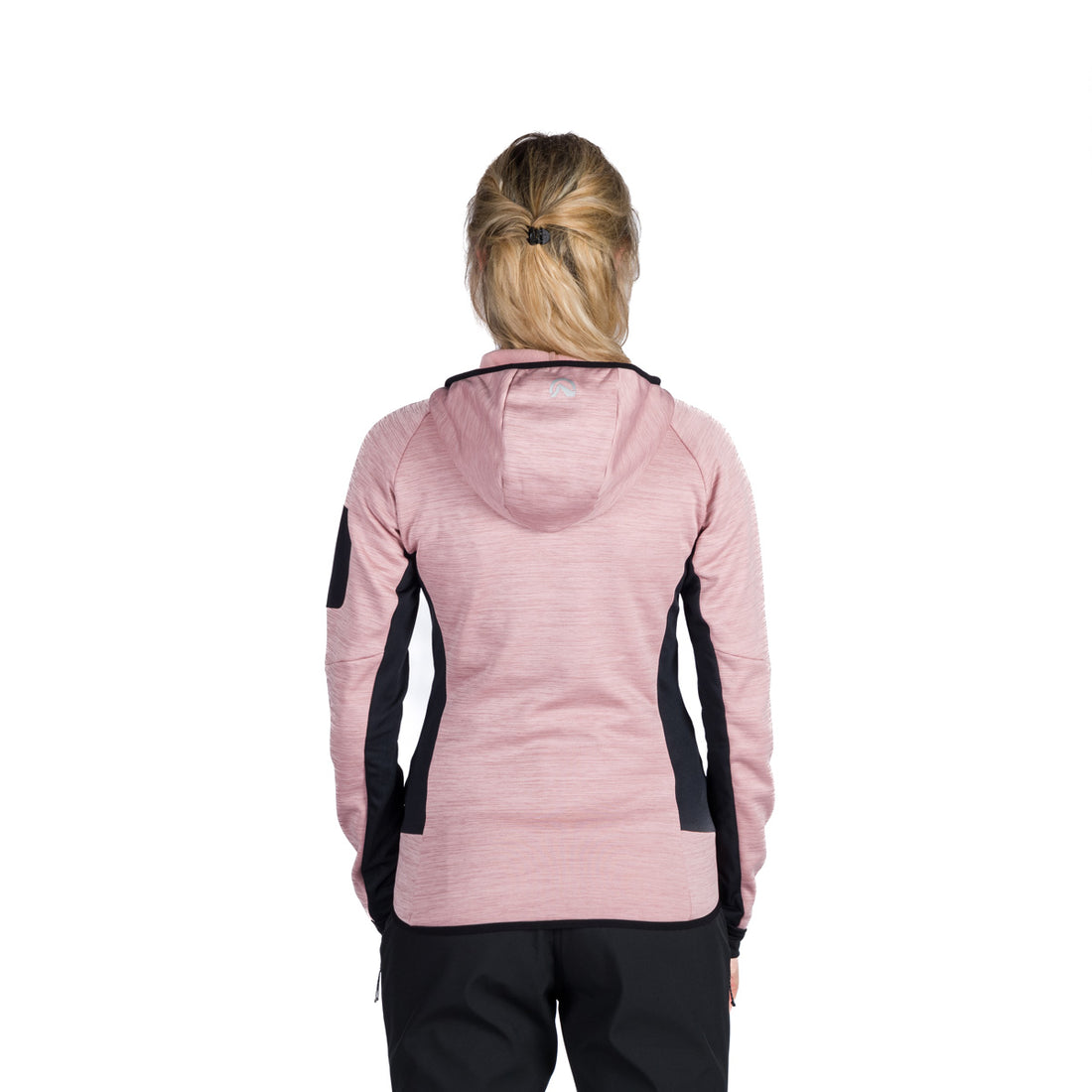 MI-4870OR women's mountain melange fleece hoody sweater COLEEN