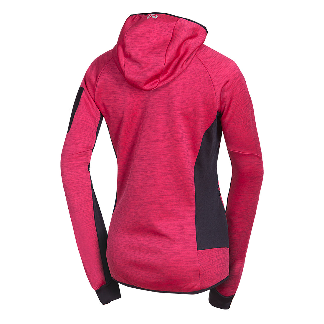 MI-4870OR women's mountain melange fleece hoody sweater COLEEN
