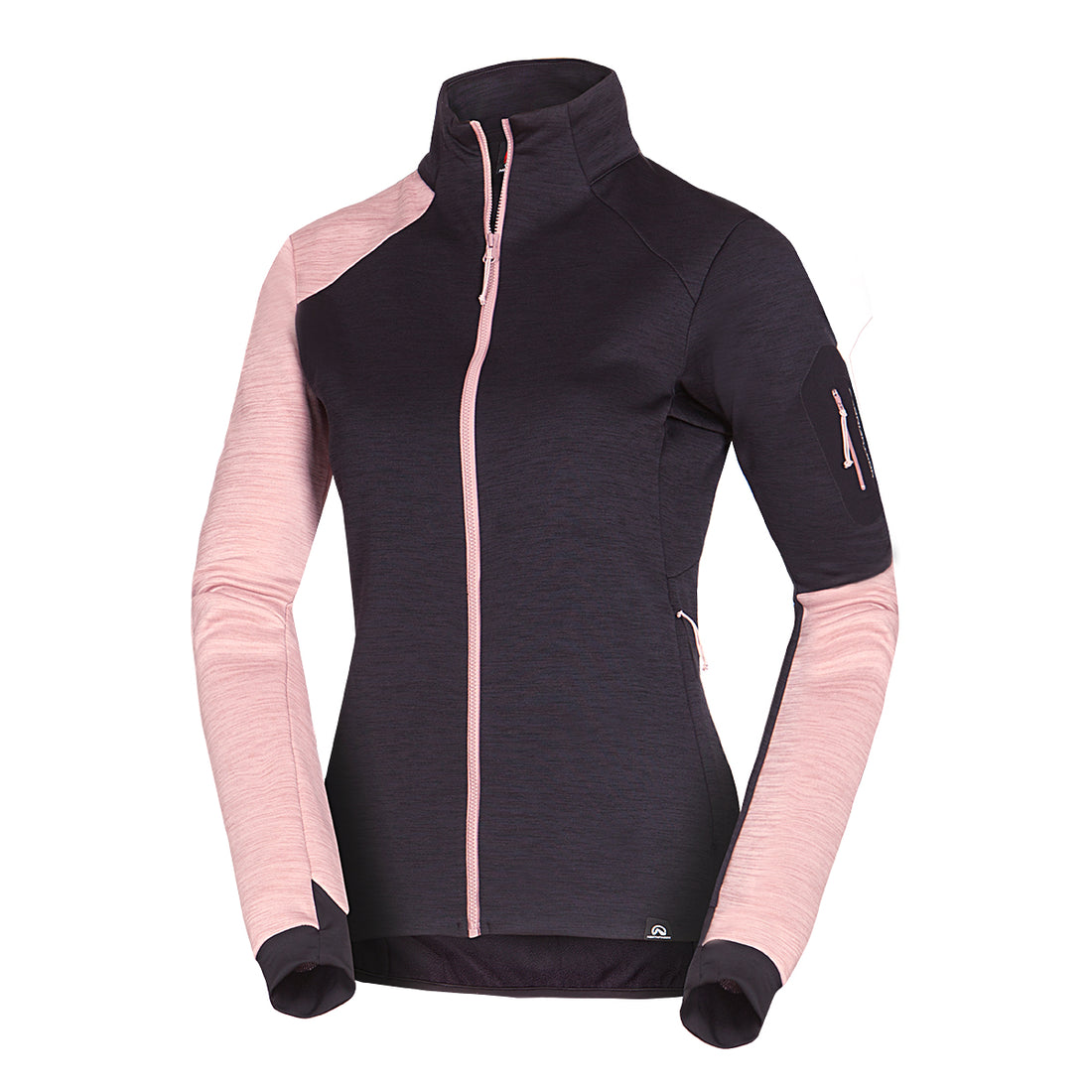 MI-4871OR women's mountain outdoor melange fleece sweater KERI