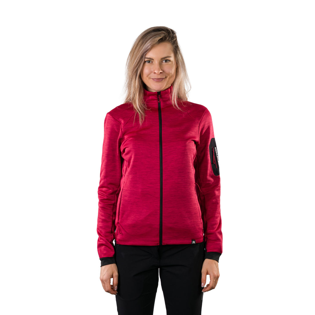 MI-4871OR women's mountain outdoor melange fleece sweater KERI