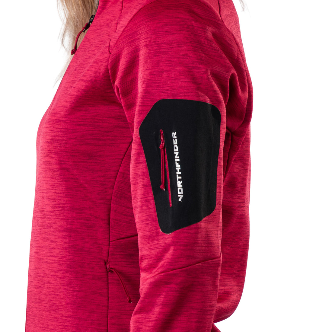 MI-4871OR women's mountain outdoor melange fleece sweater KERI