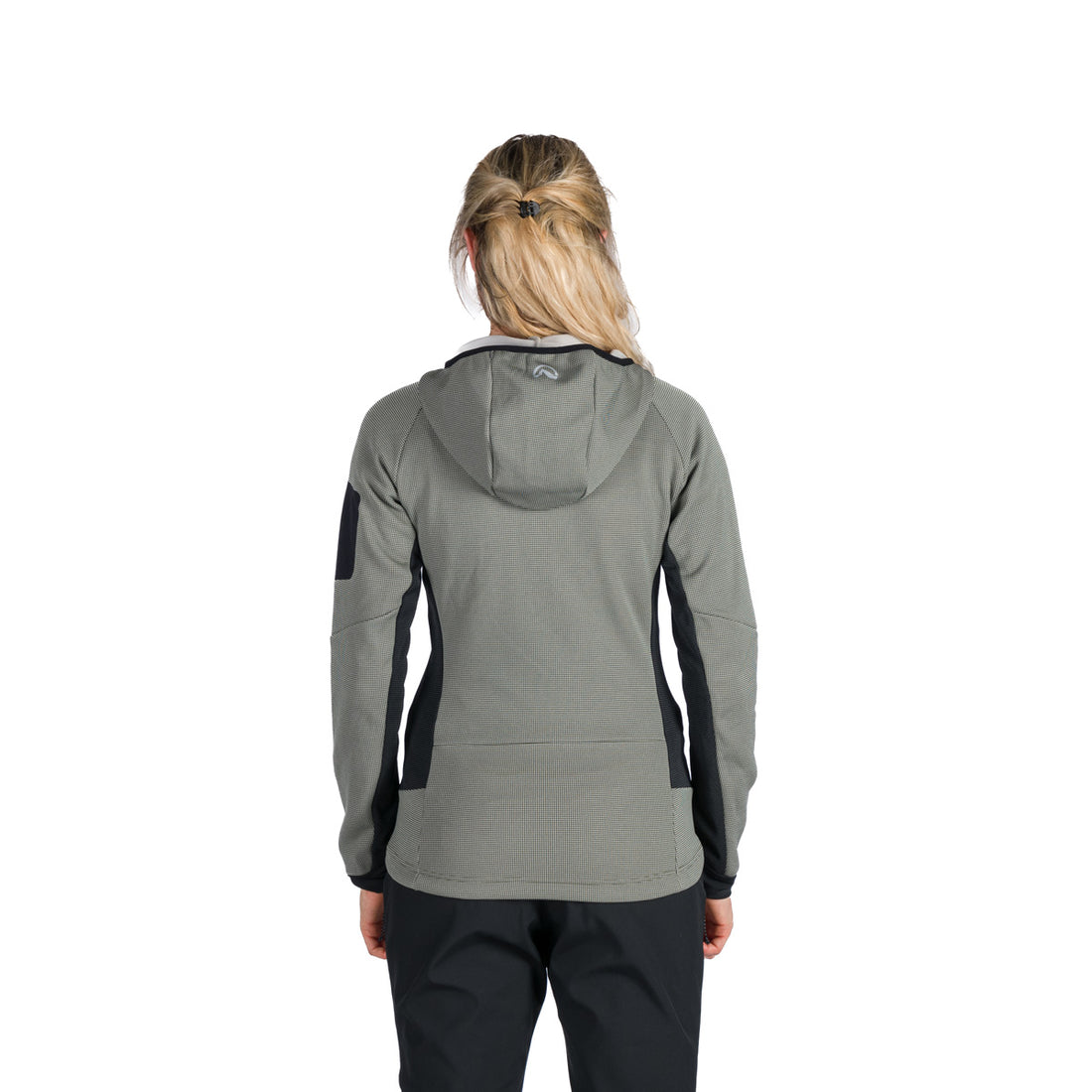 MI-4872OR women's mountain melange fleece hoody sweater MARCELLA