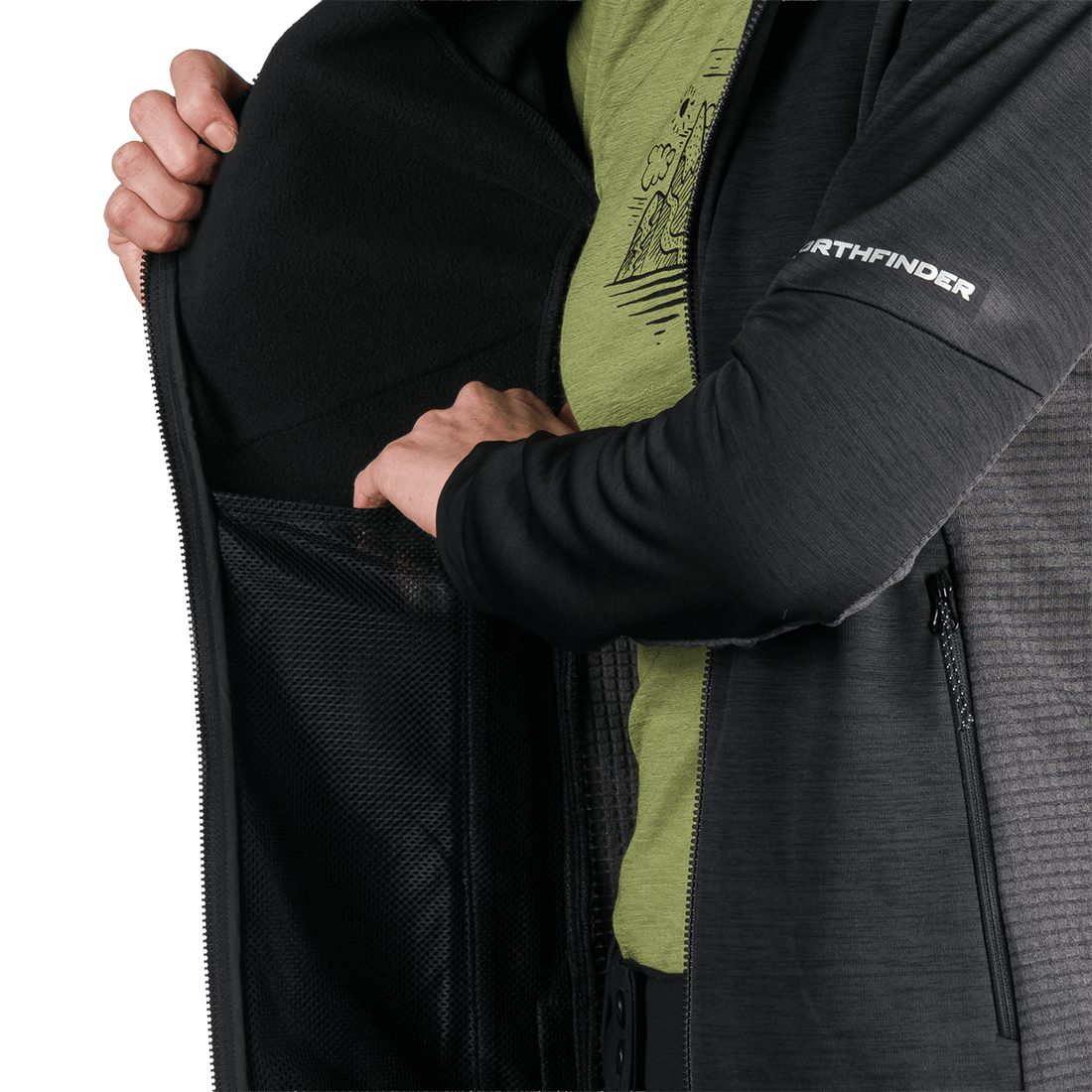 MI-4890OR women's melange active comfort sweater JACLYN