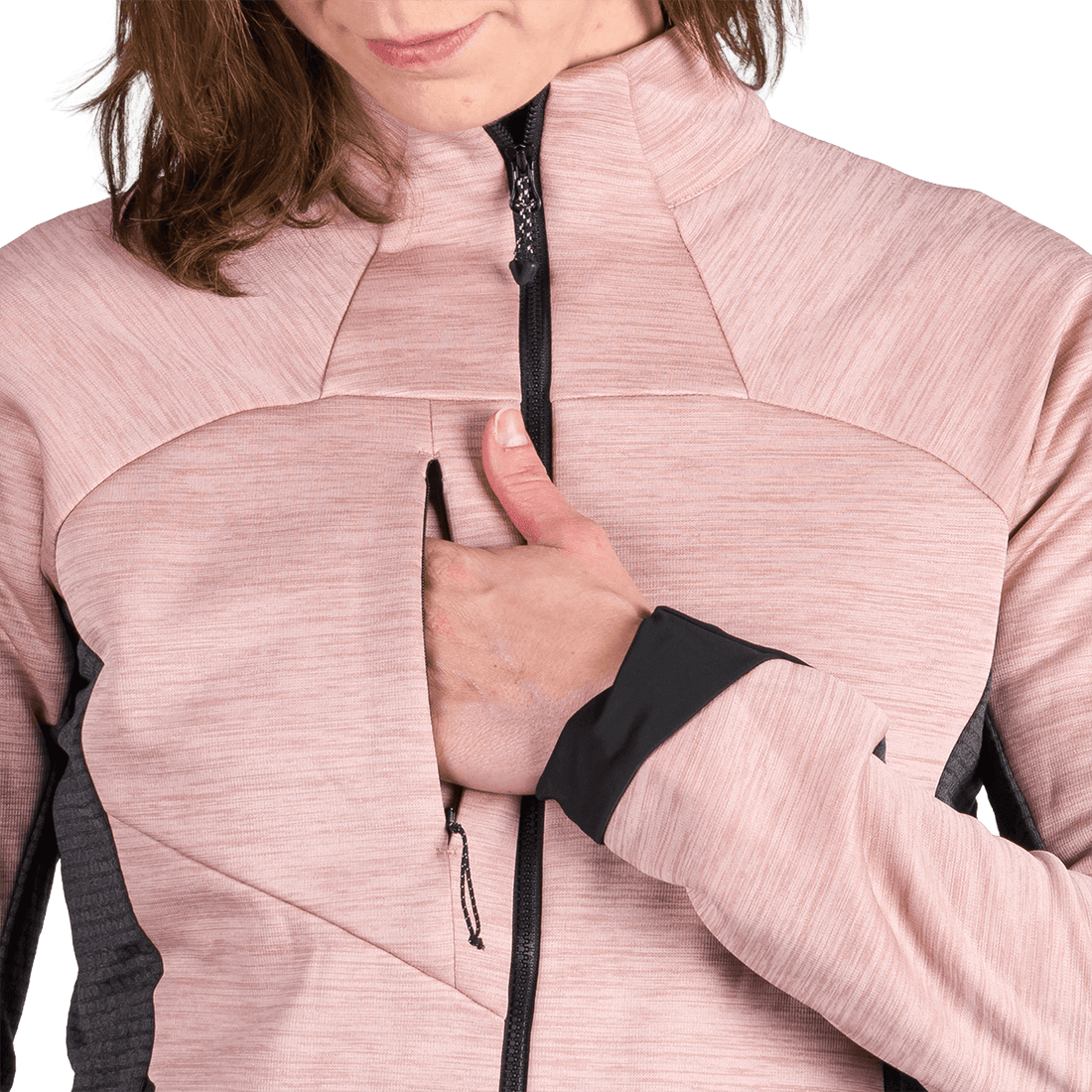 MI-4890OR women's melange active comfort sweater JACLYN