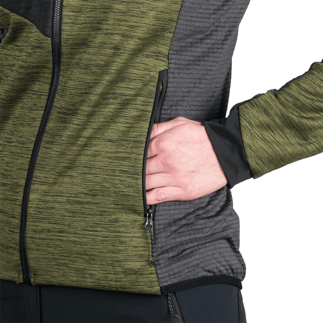 MI-4890OR women's melange active comfort sweater JACLYN