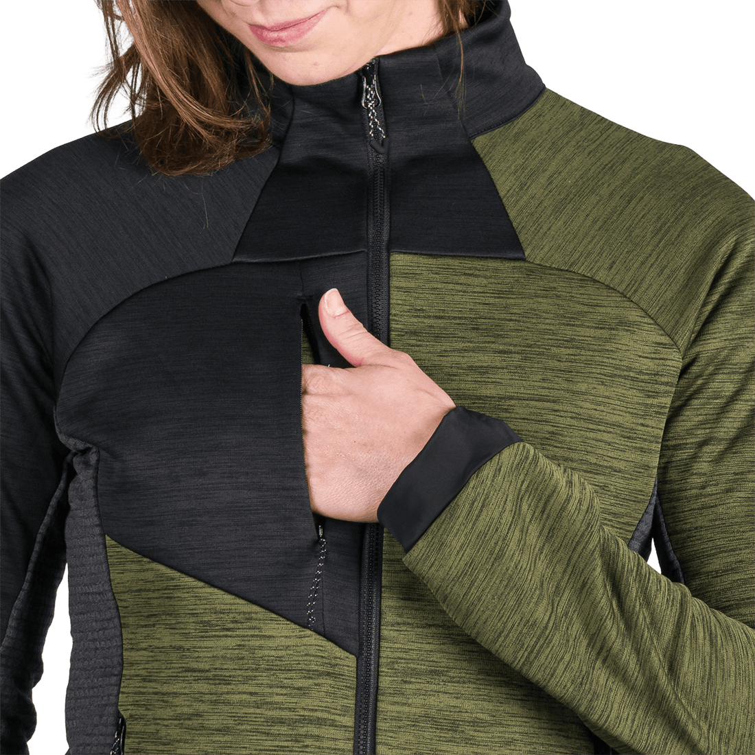 MI-4890OR women's melange active comfort sweater JACLYN