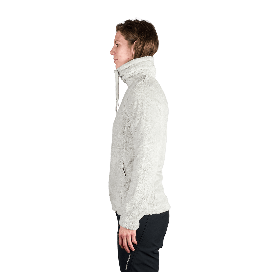 MI-4893OR women's outdoor fleece sweater melange style LACY