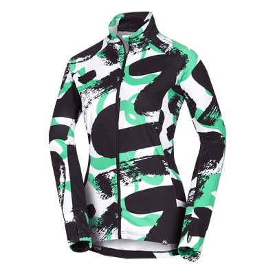 MI-4895SNW women's ski technical allover print sweater JAMIYA