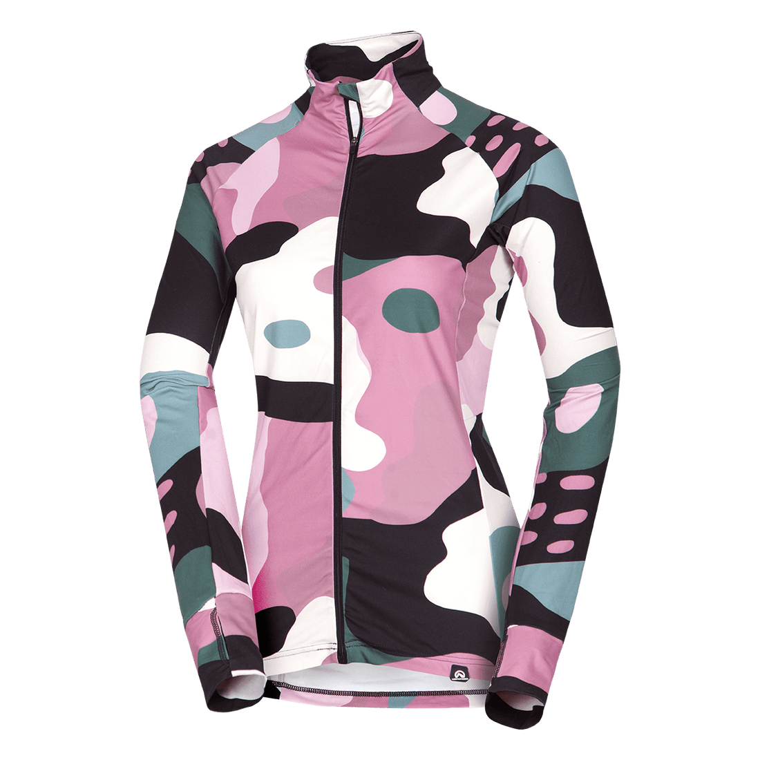 MI-4895SNW women's ski technical allover print sweater JAMIYA