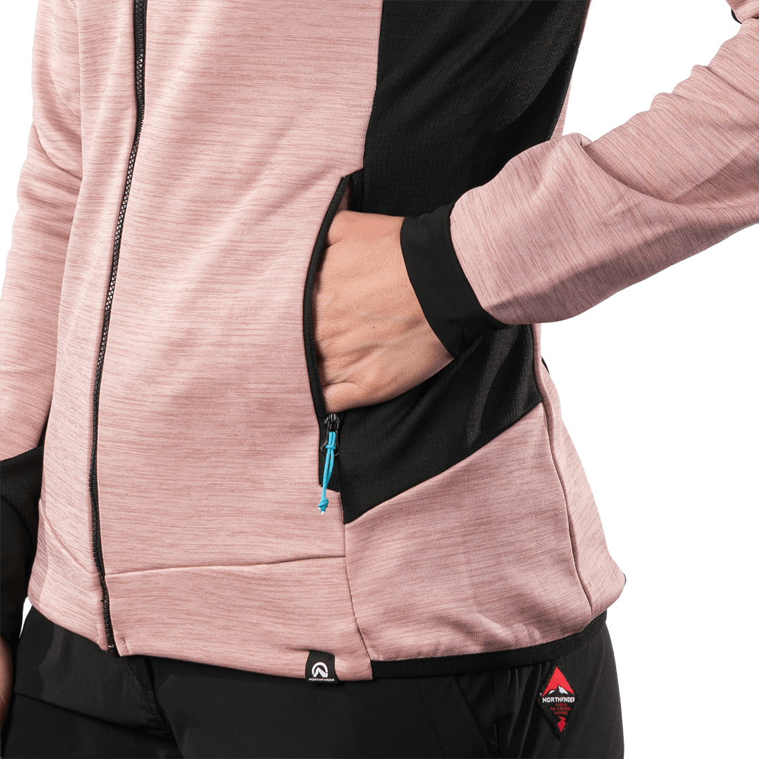 MI-4920OR women's melange fleece sweater DAYAMI