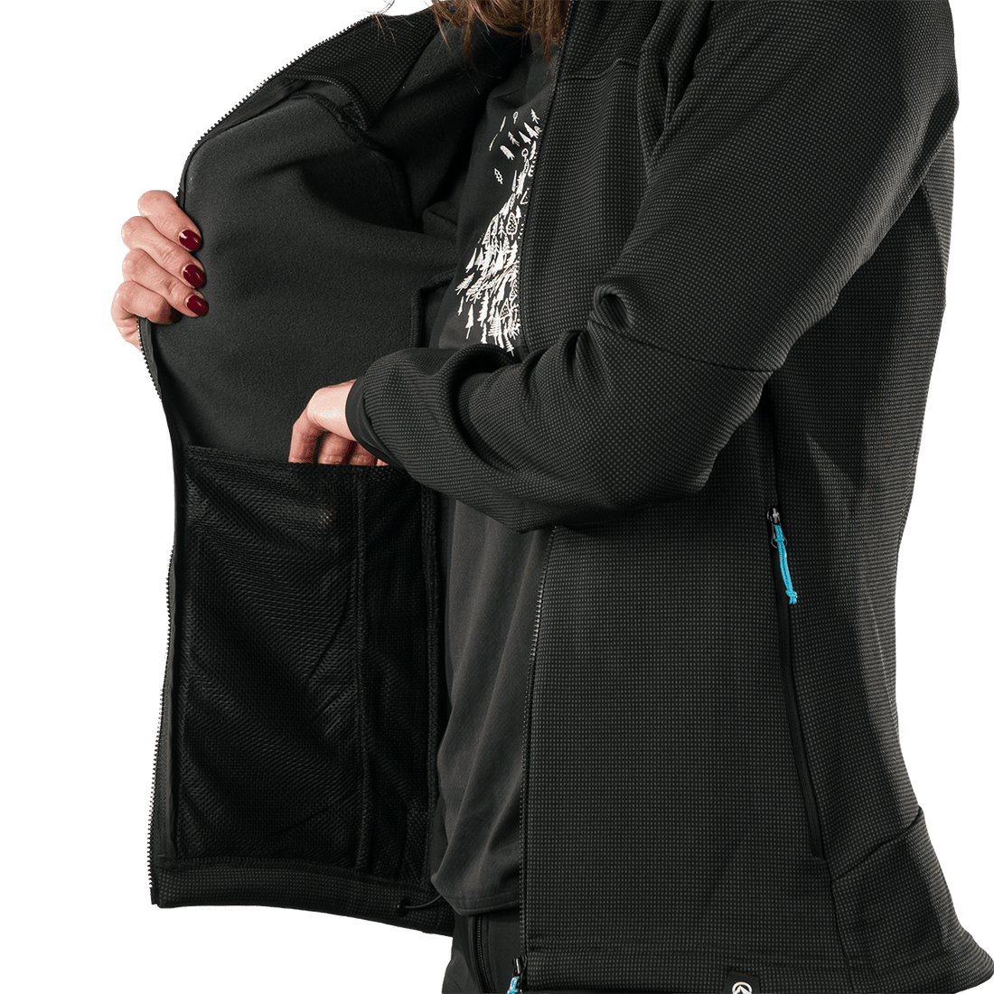MI-4921OR women's fleece sweater RHIANNA
