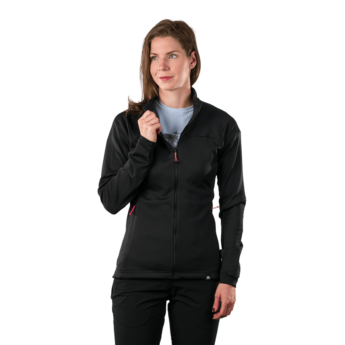 MI-4922OR women's lightweight fleece grid sweater ANGELES