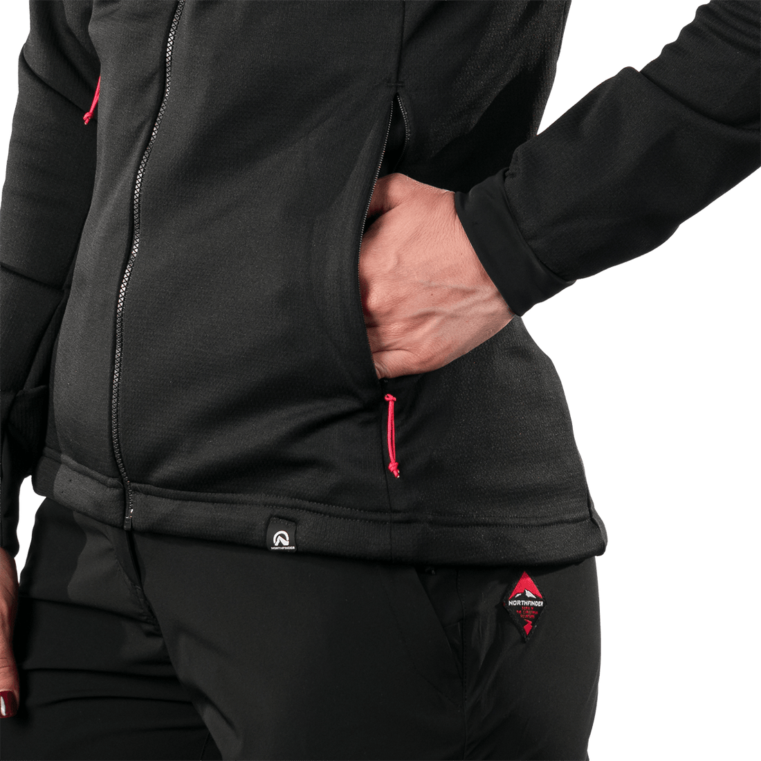 MI-4922OR women's lightweight fleece grid sweater ANGELES