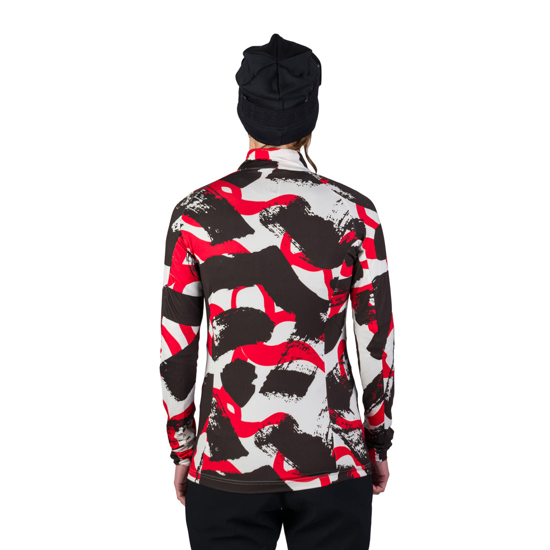MI-4935SNW women's ski technical allover print sweater TIARA