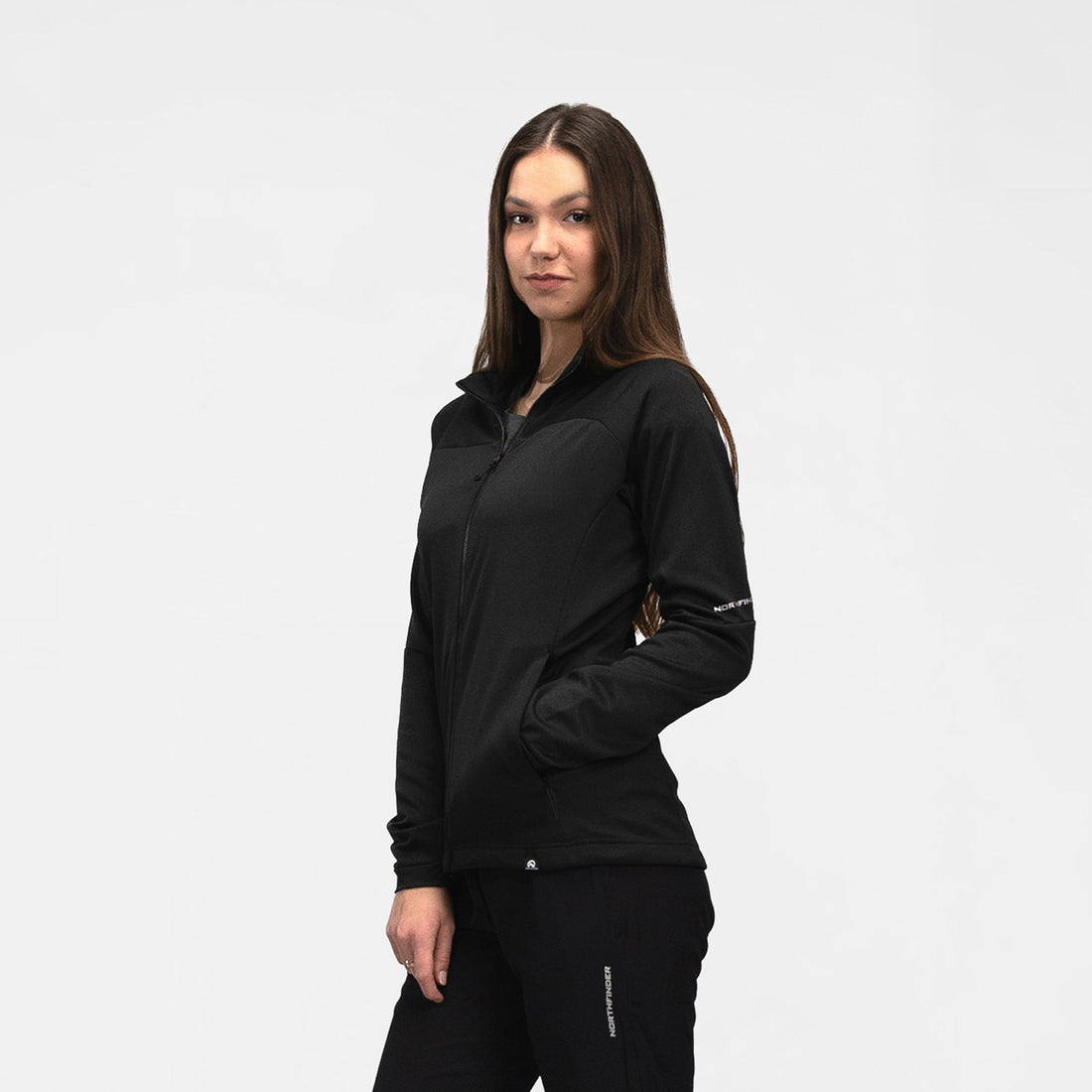 MI-4940OR women's lightweight fleece grid sweater JAGROVA