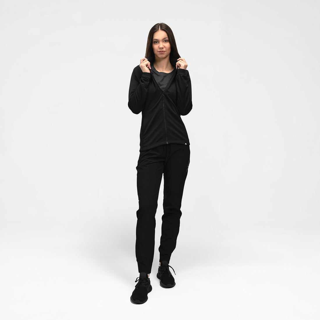 MI-4940OR women's lightweight fleece grid sweater JAGROVA