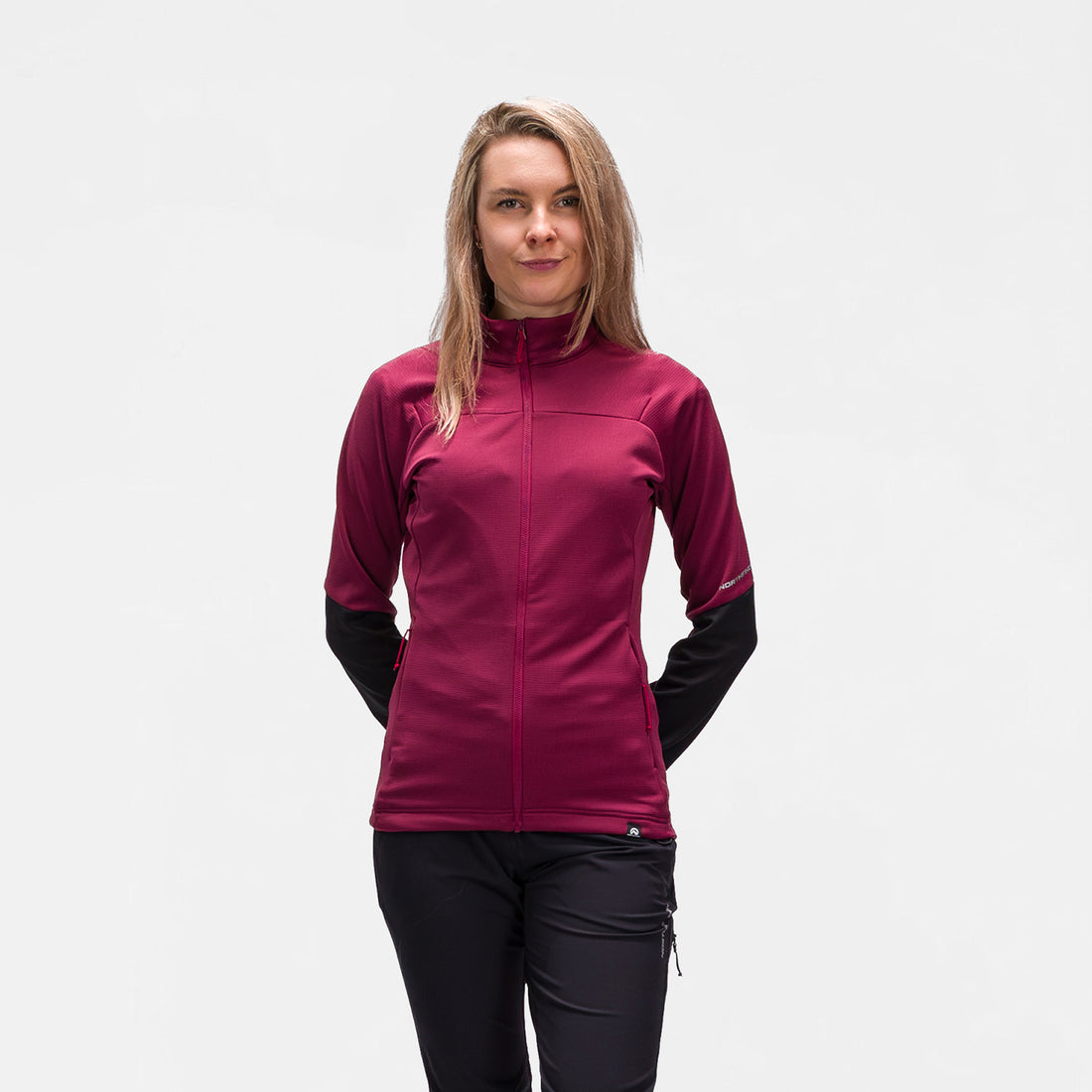 MI-4940OR women's lightweight fleece grid sweater JAGROVA