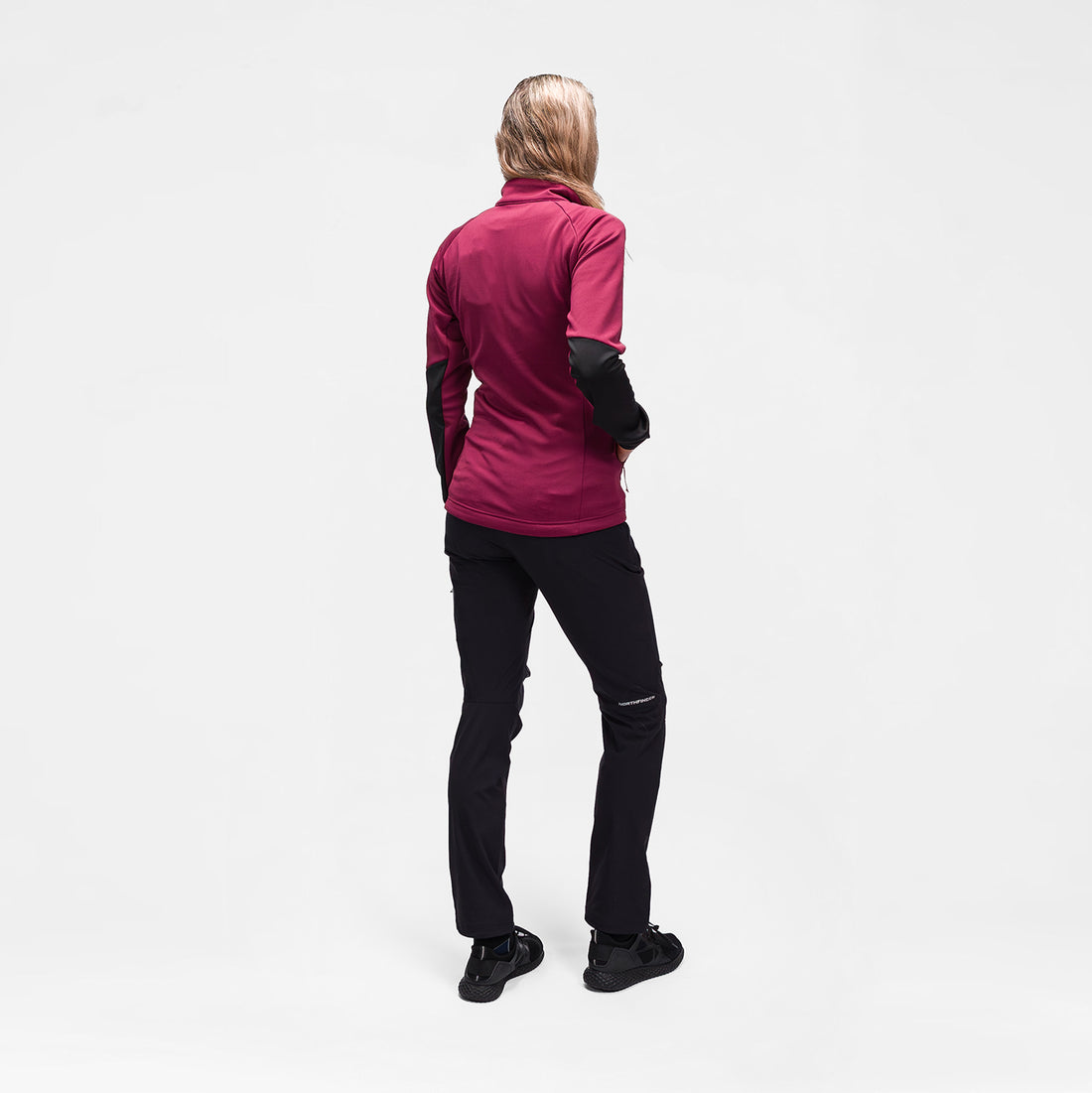 MI-4940OR women's lightweight fleece grid sweater JAGROVA