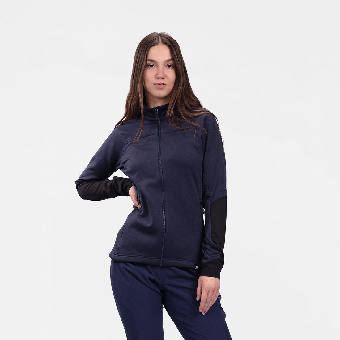 MI-4940OR women's lightweight fleece grid sweater JAGROVA