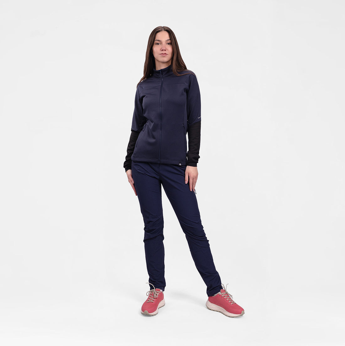 MI-4940OR women's lightweight fleece grid sweater JAGROVA