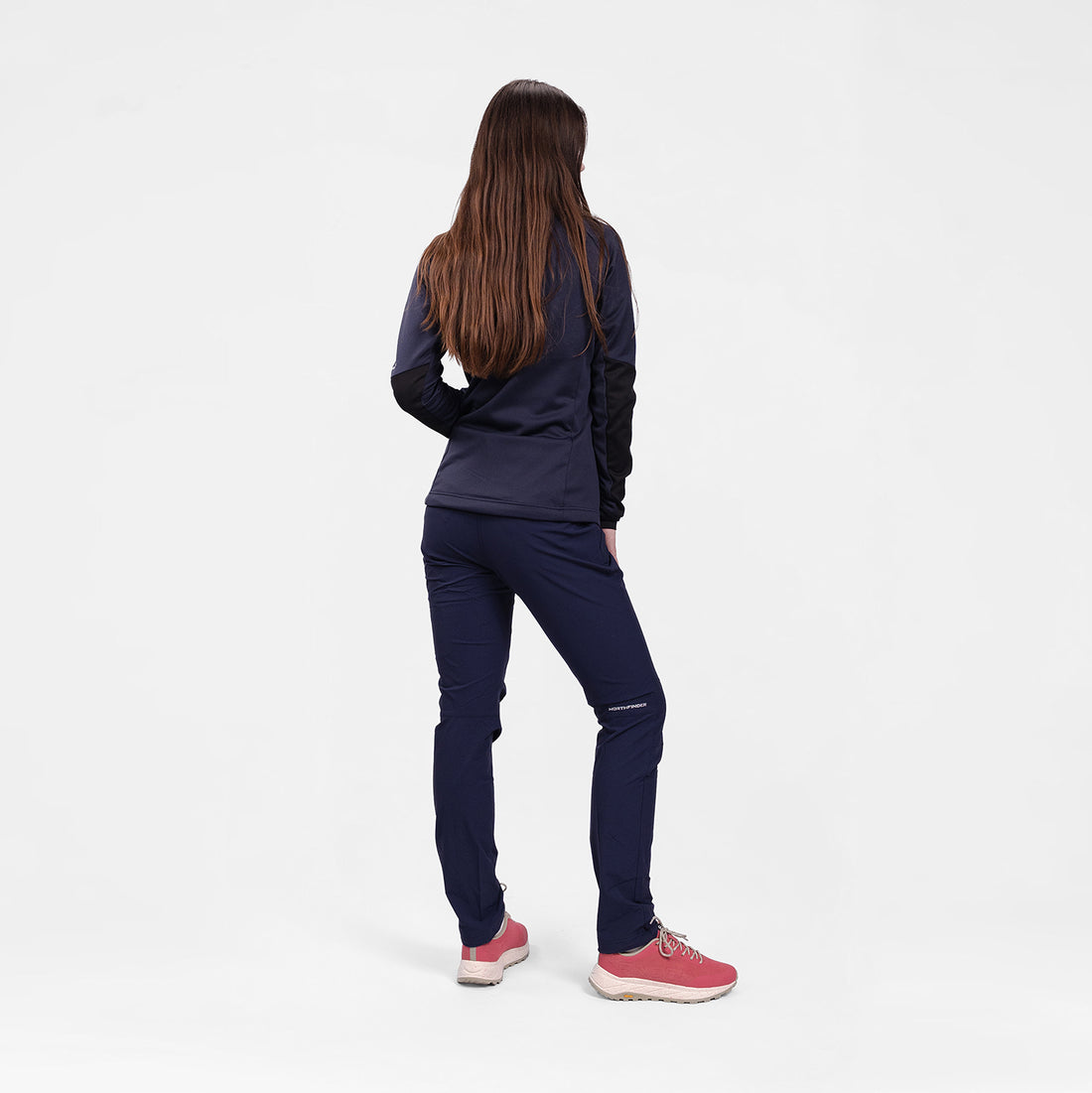 MI-4940OR women's lightweight fleece grid sweater JAGROVA