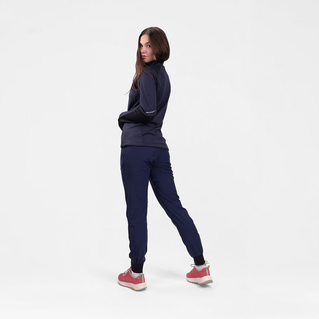 MI-4940OR women's lightweight fleece grid sweater JAGROVA