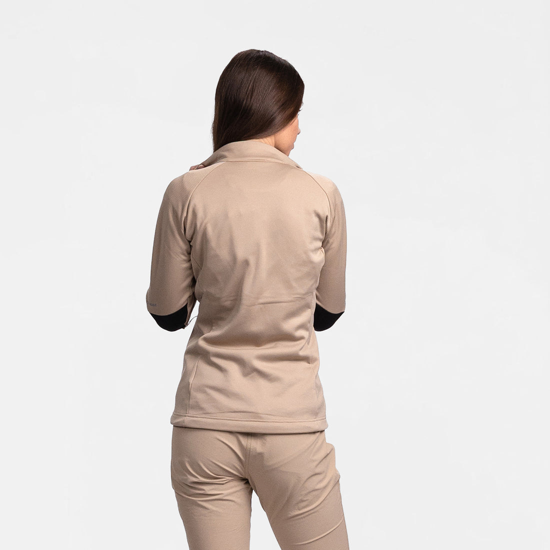 MI-4940OR women's lightweight fleece grid sweater JAGROVA