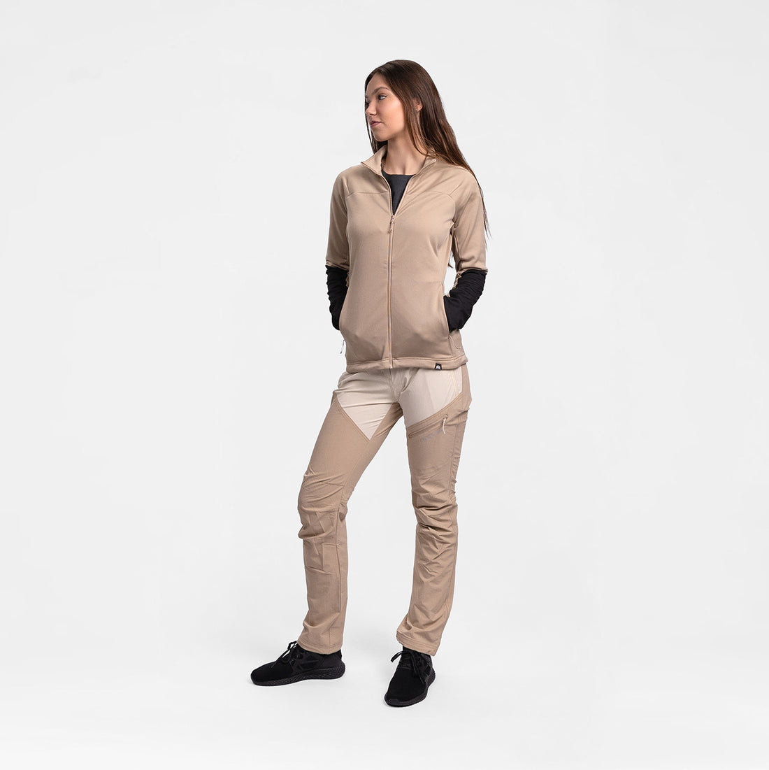 MI-4940OR women's lightweight fleece grid sweater JAGROVA