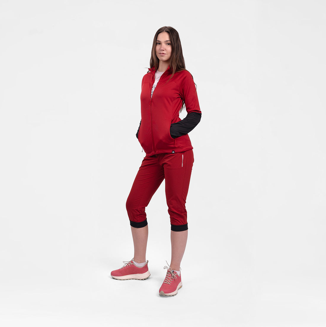 MI-4940OR women's lightweight fleece grid sweater JAGROVA