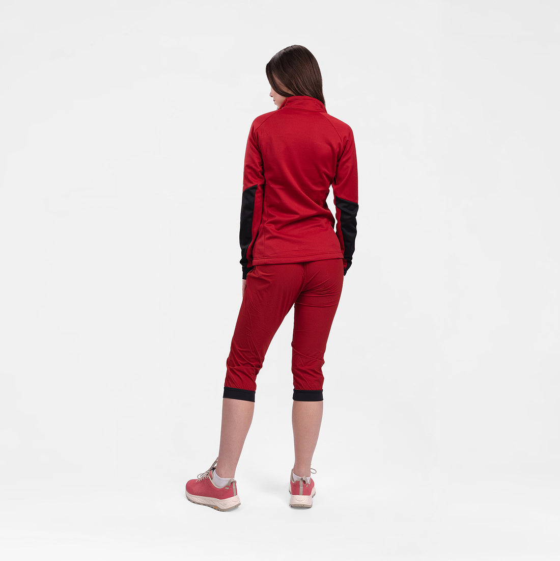 MI-4940OR women's lightweight fleece grid sweater JAGROVA