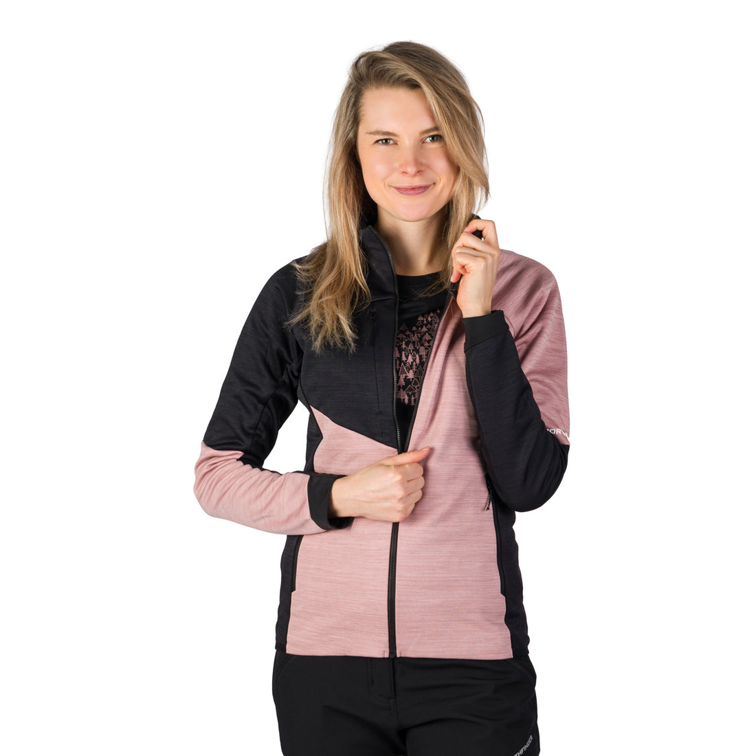 MI-4950OR women's melange active comfort sweater TRYA