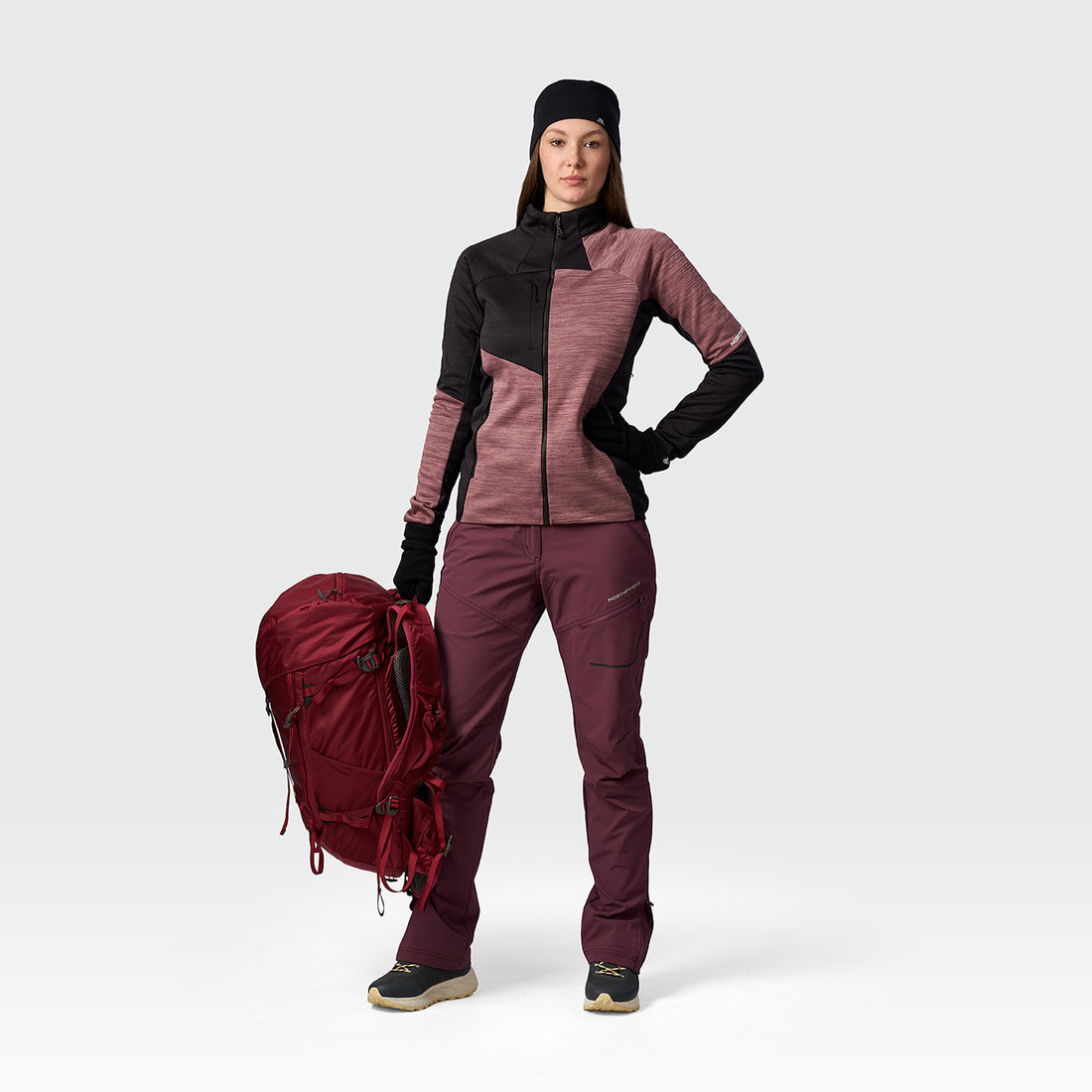 MI-4950OR women's melange active comfort sweater TRYA