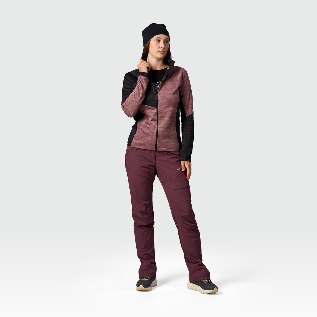 MI-4950OR women's melange active comfort sweater TRYA