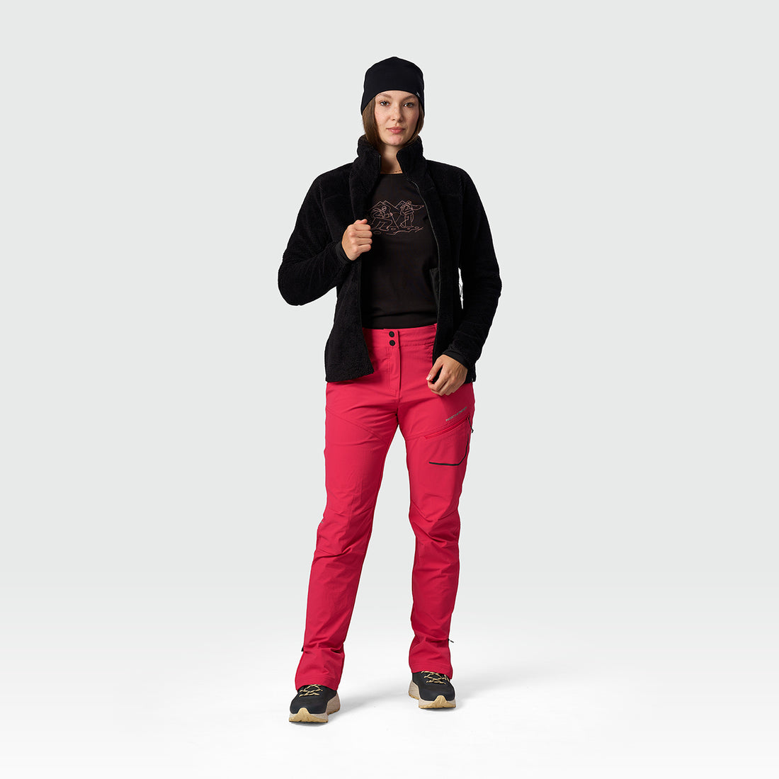 MI-4951OR women's sherpa fleece outdoor sweater MARIANELA