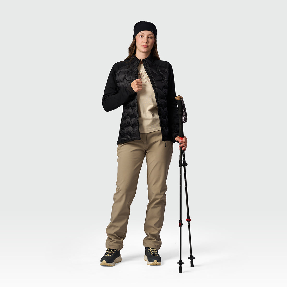 MI-4959OR women's hybrid active sweater ESPERANZ