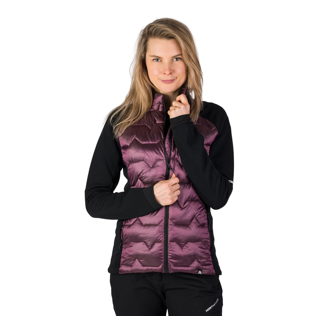 MI-4959OR women's hybrid active sweater ESPERANZ