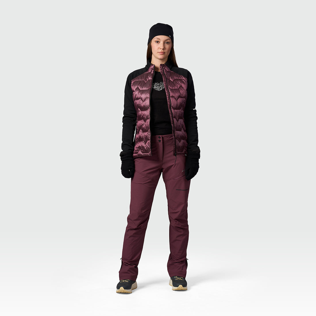 MI-4959OR women's hybrid active sweater ESPERANZ