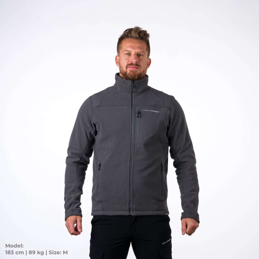 MI-5000OR men's fleece sweater BENDIK