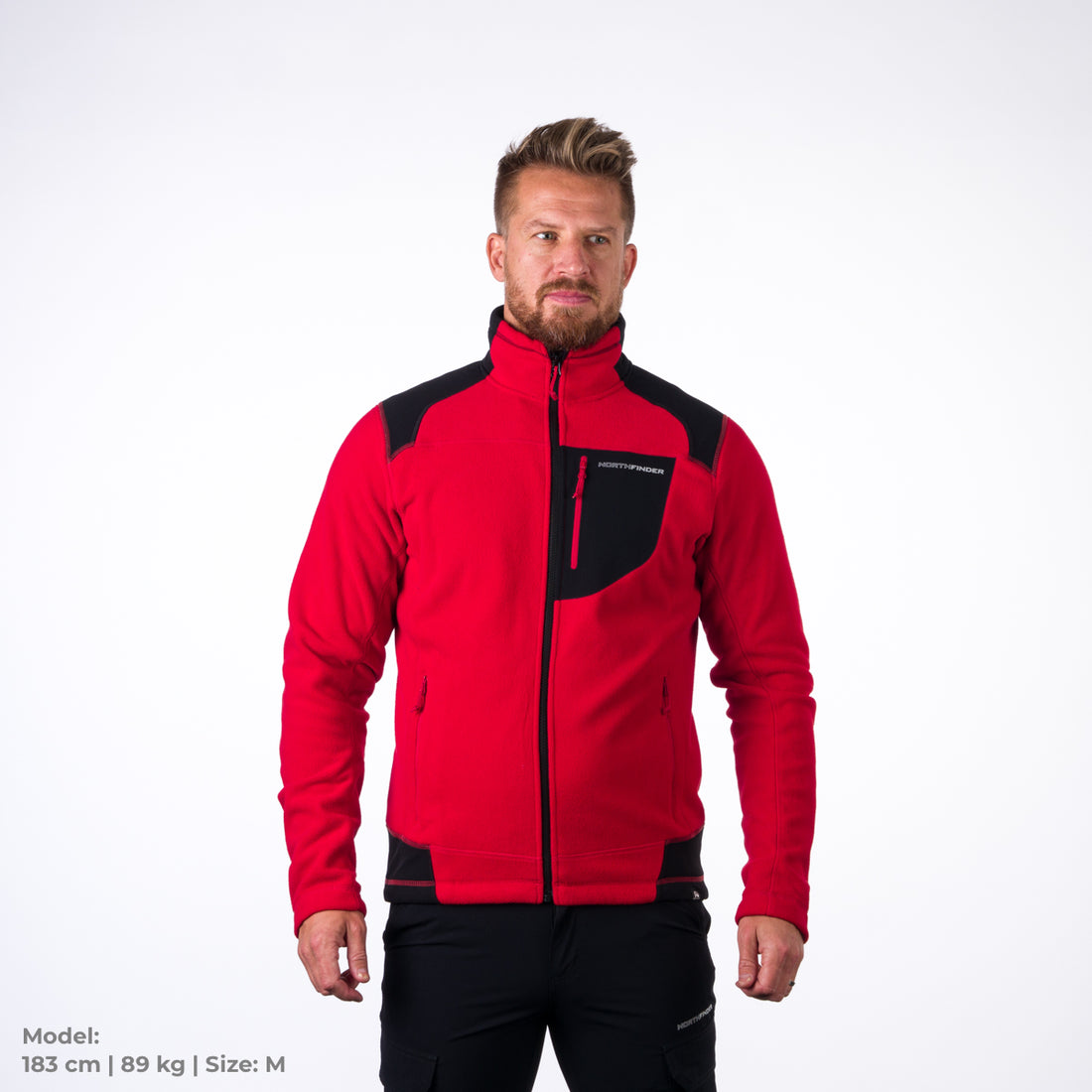 MI-5000OR men's fleece sweater BENDIK