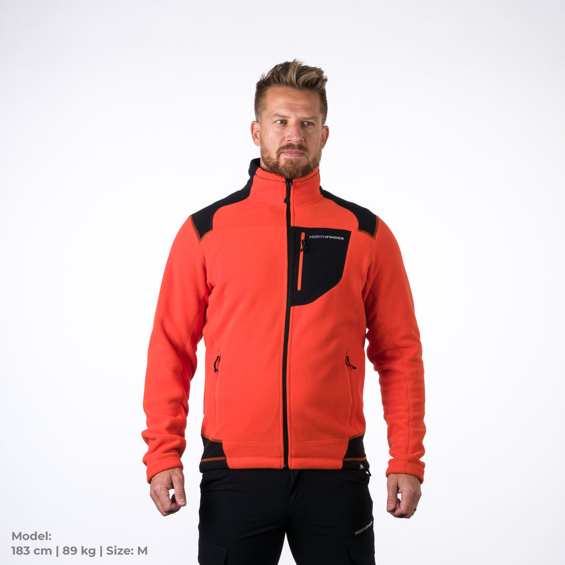 MI-5000OR men's fleece sweater BENDIK