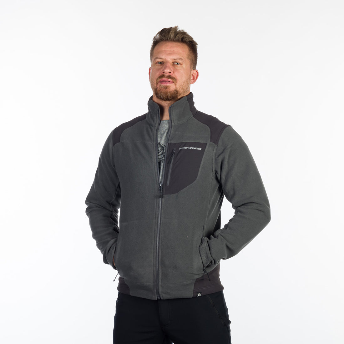 MI-5000OR men's fleece sweater BENDIK