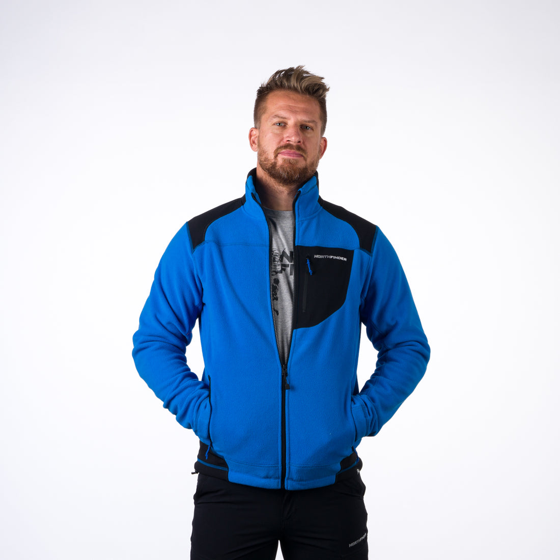 MI-5000OR men's fleece sweater BENDIK