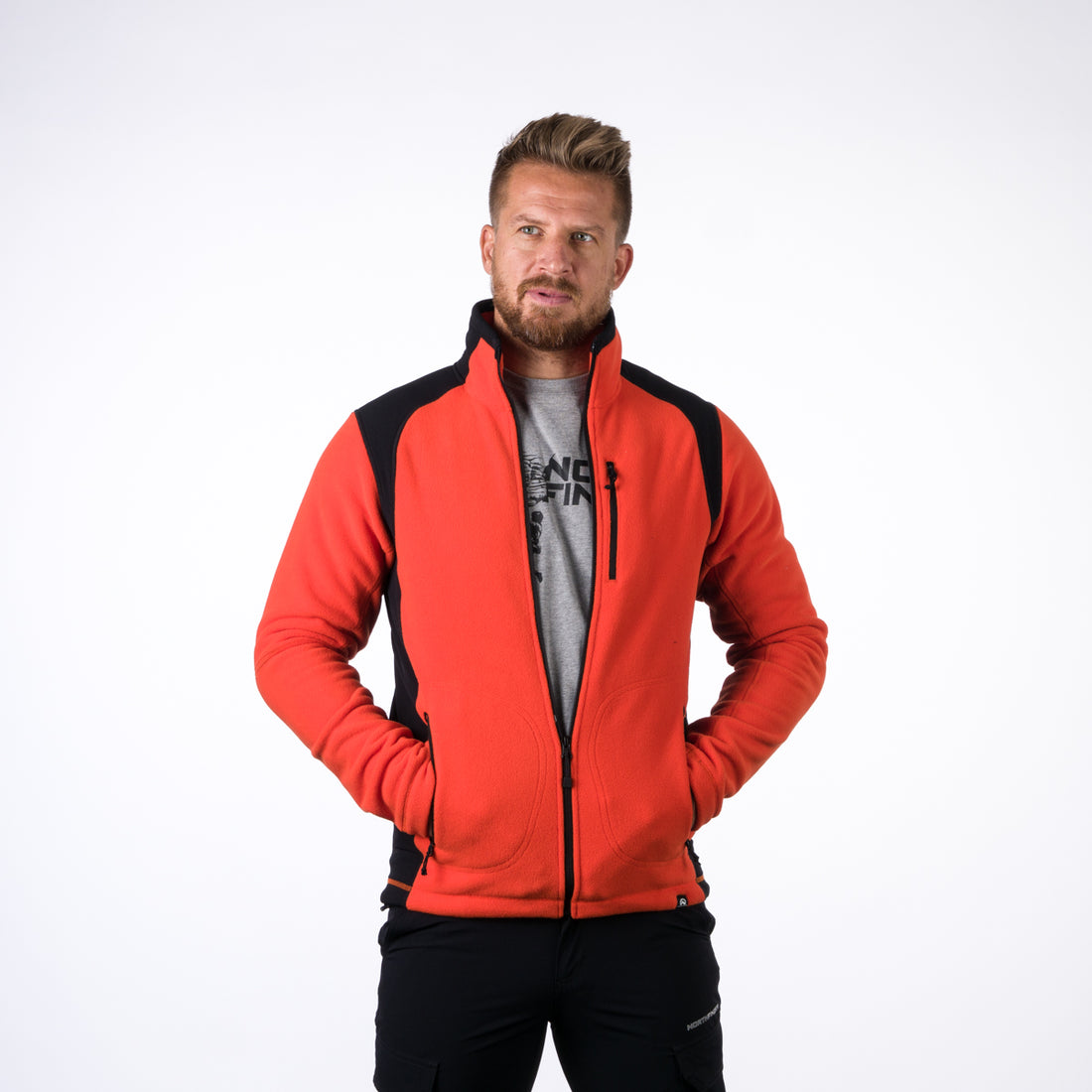 MI-5001OR men's fleece sweater MISSION
