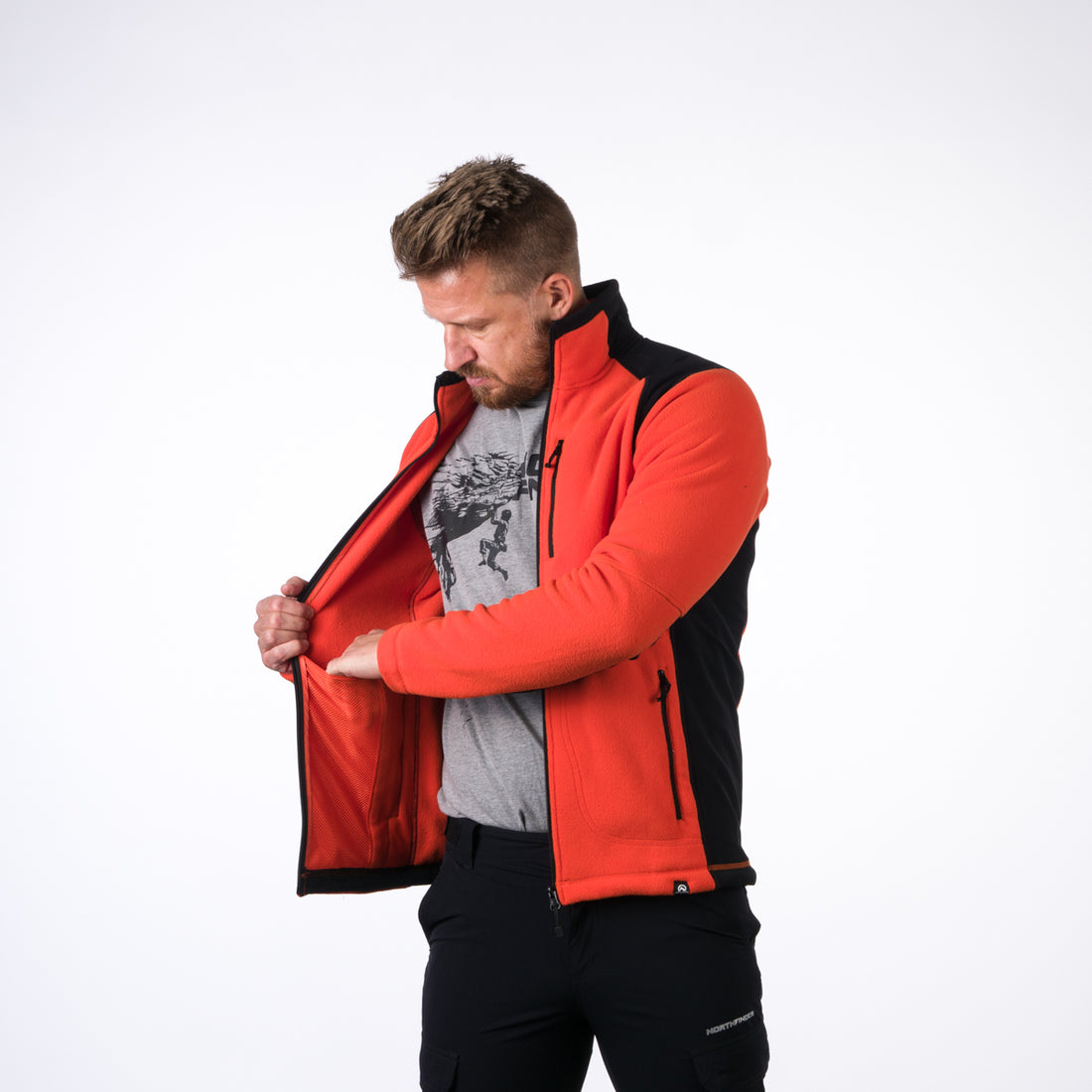 MI-5001OR men's fleece sweater MISSION