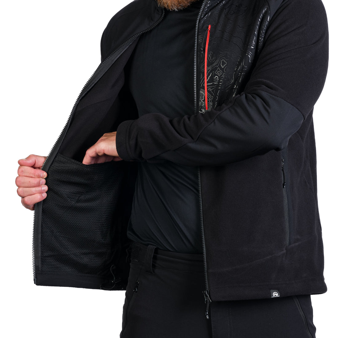 MI-5500PRO men's fleece sweater Polartec Micro 200
