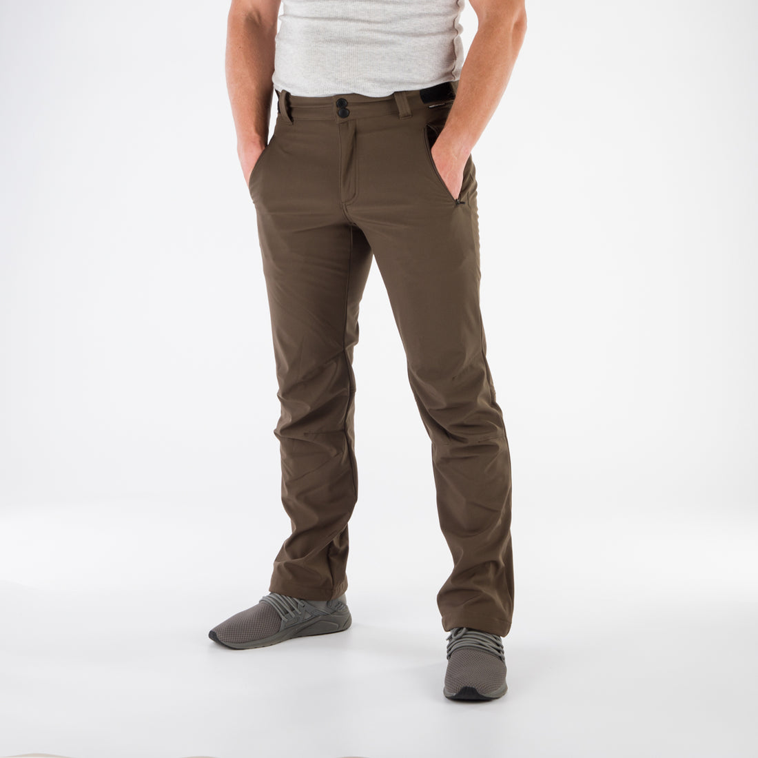 NO-34351OR men's trousers softshell stretch MADZER