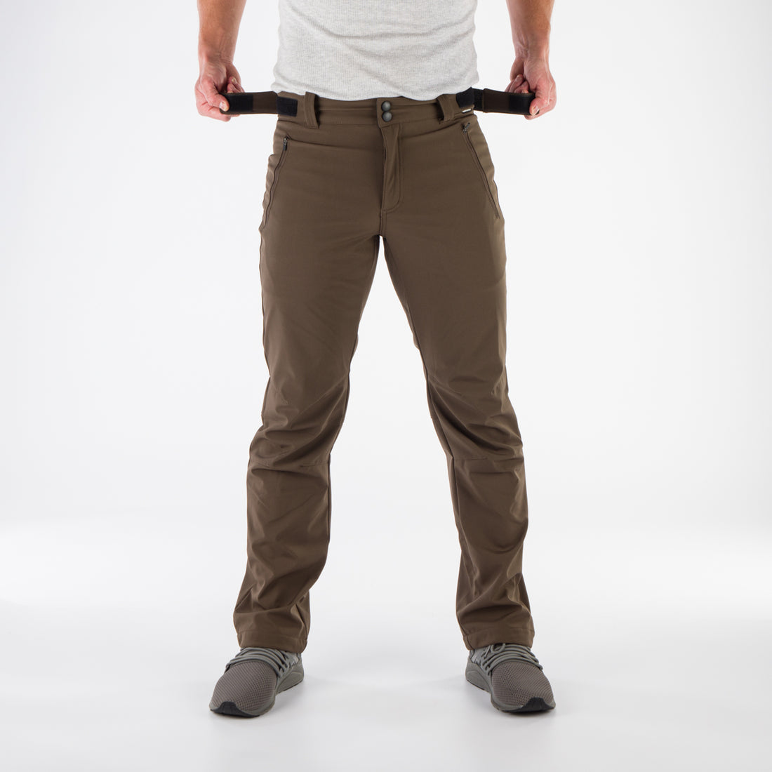 NO-34351OR men's trousers softshell stretch MADZER