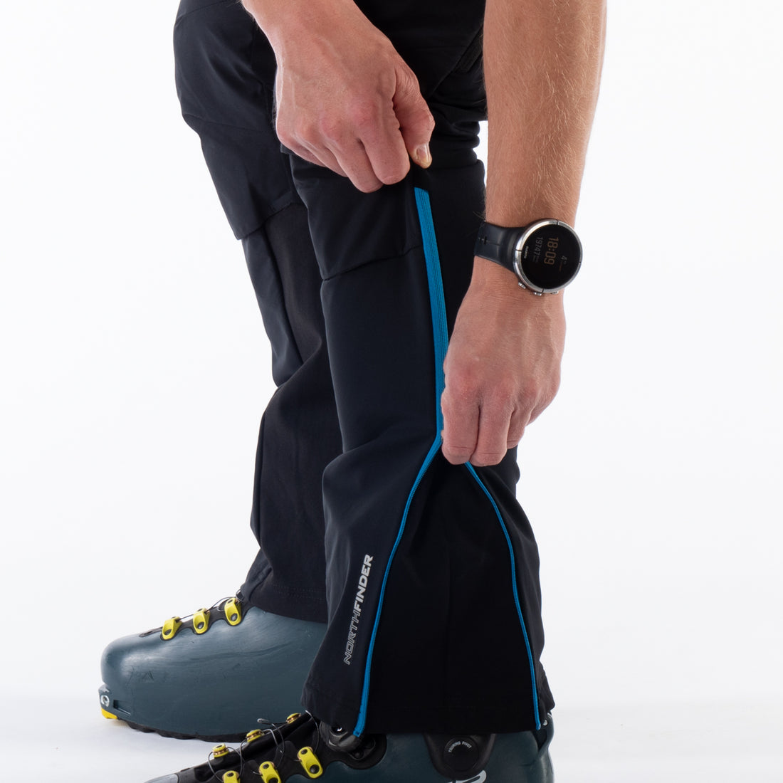 NO-36612SKP men´s ski-touring pants active sport warm fleece RYSY 2