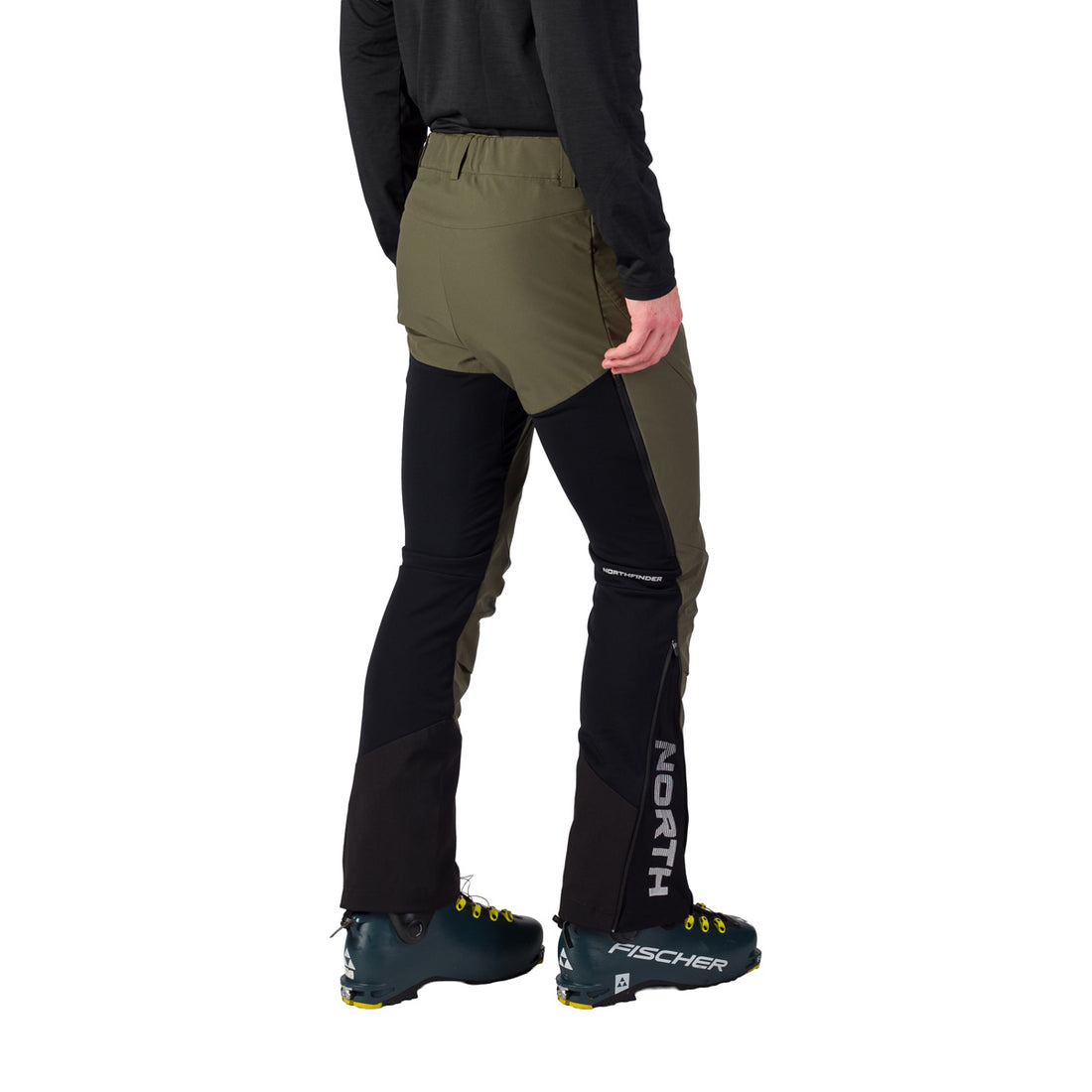 NO-36614SKP men's ski-touring pants active sport warm fleece 2L RYSY4